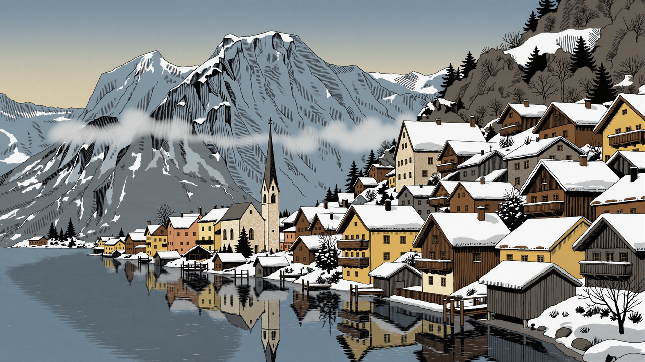 Mountain Village No Texture