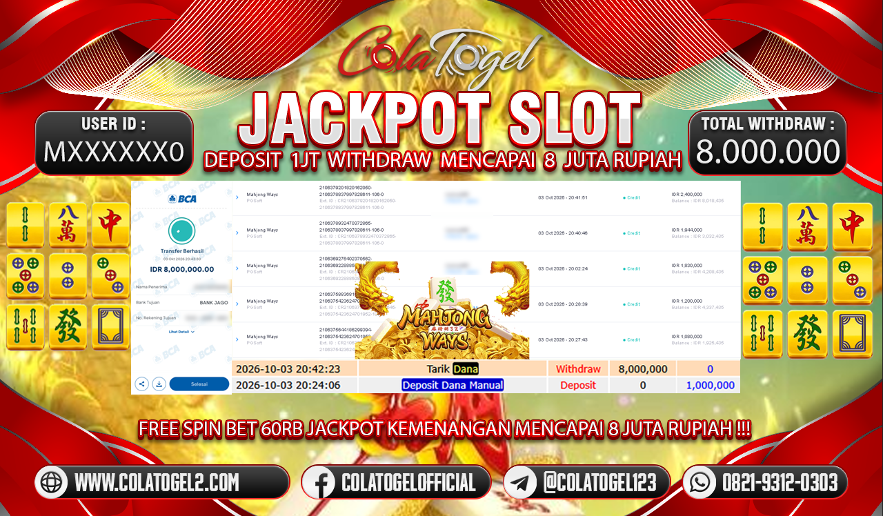 JACKPOT SLOT GACORR !!!