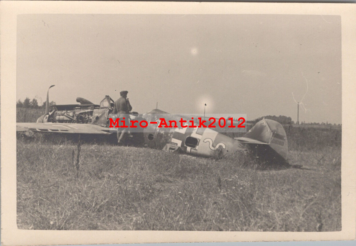 Foto, Wk2, Flugzeug Messerschmitt Bf 109 mit Abschussbalken (G)50991