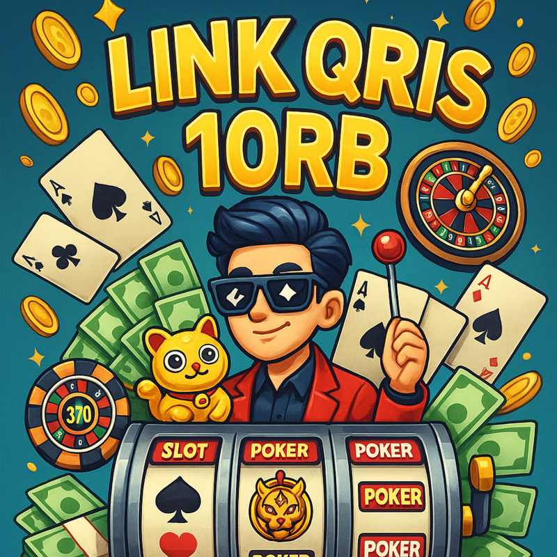 LINK QRIS 10 RB : Link Terpercaya Deposit Via Qris  Modal 10 Rb Auto Maxwin Hari Ini