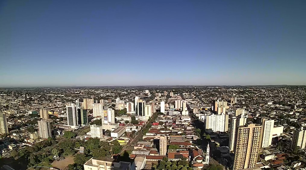 Campo Grande nesta manhã de domingo