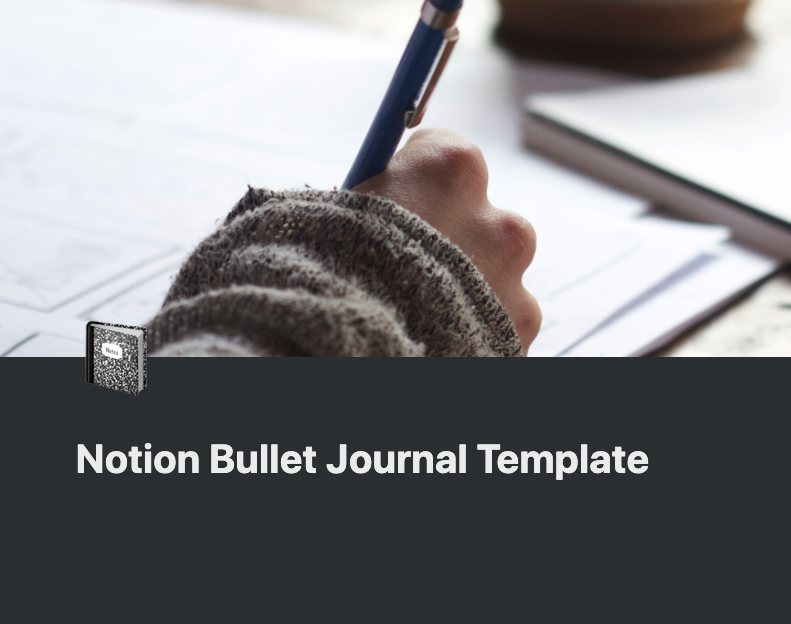 Notion Bullet Journal Template