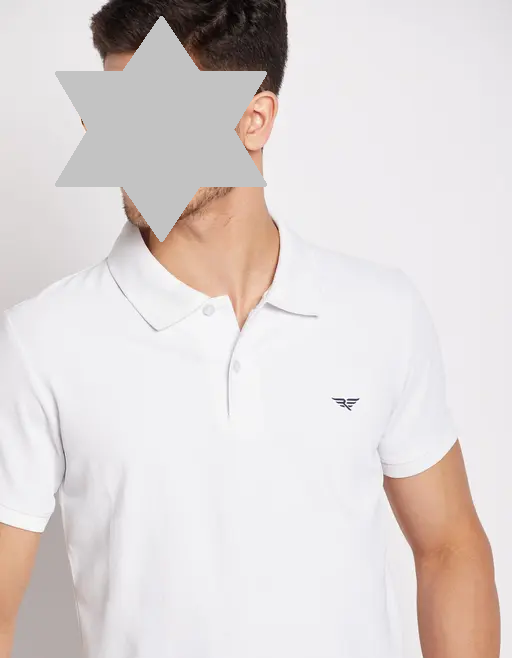 RISS Men's Cotton Half Sleeves Solid Polo T-shirt Color 7 (R306)