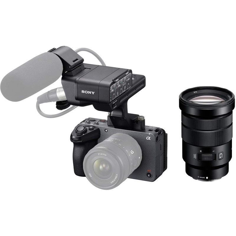 Sony FX30 FX-30 with XLR Handle Lensa 18-105mm harga 