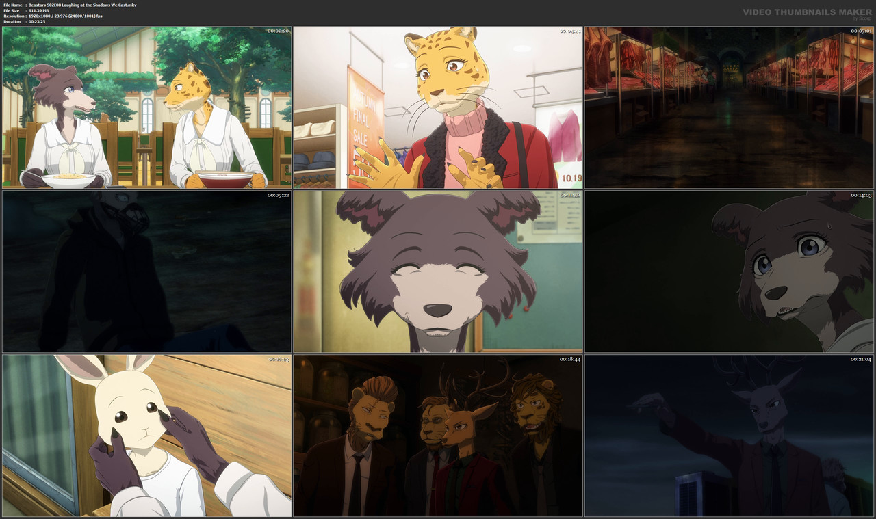 Beastars S02E08 Laughing at the Shadows We Cast.mkv