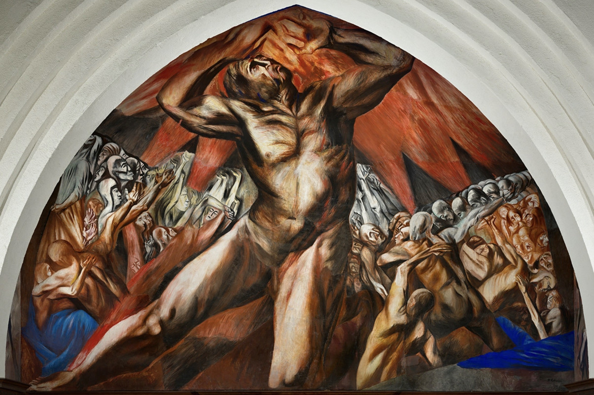 Prometheus-1930-de-Jos-Clemente-Orozco.j