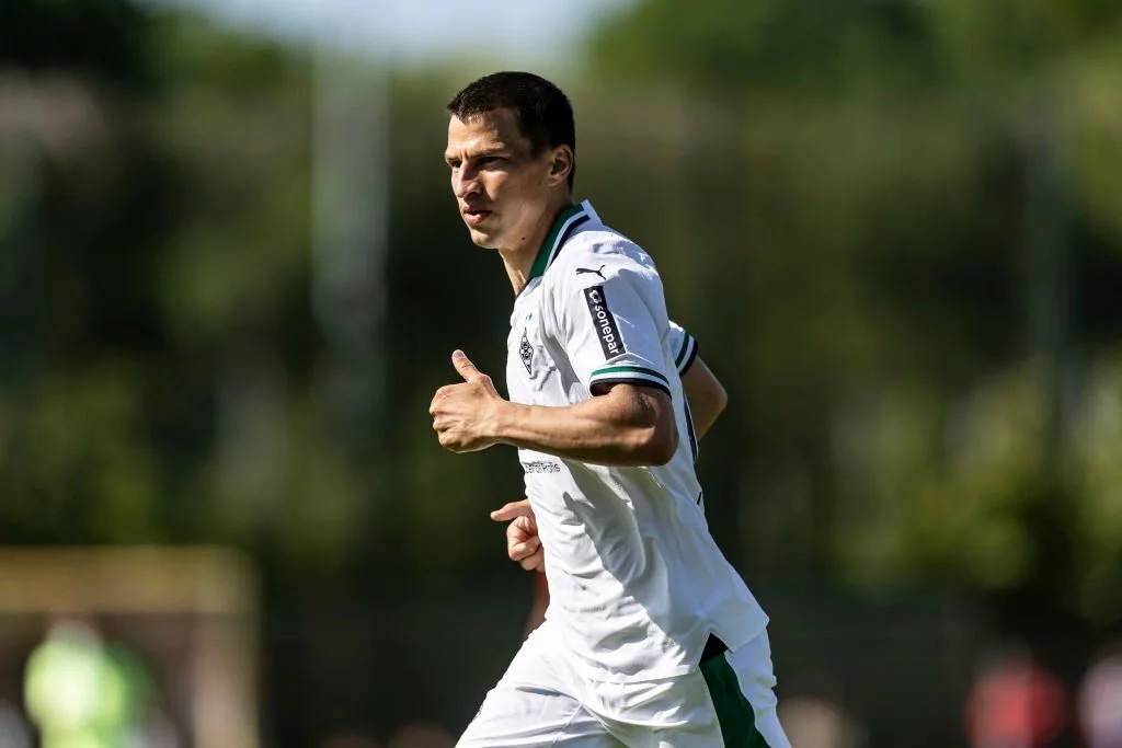 Stephan Lainer with Monchengldbach