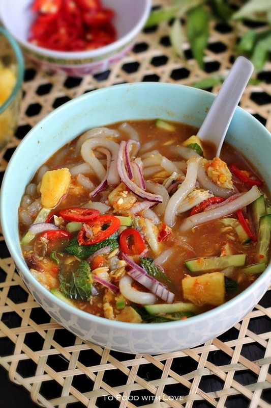 To Food with Love Penang Assam Laksa
