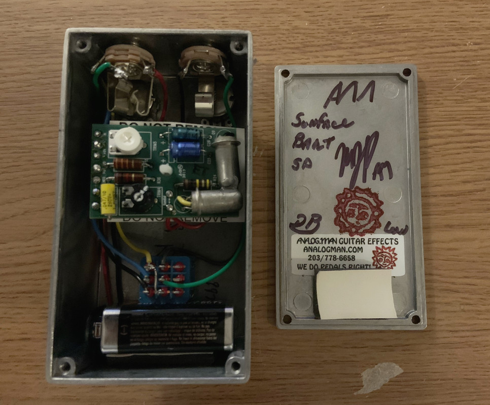 ANALOG.MAN SunFace BART ギター ANALOG.MAN Sunface BART RCA Hybrid