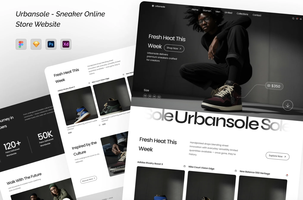 Urbansole - Sneaker Online Store Website