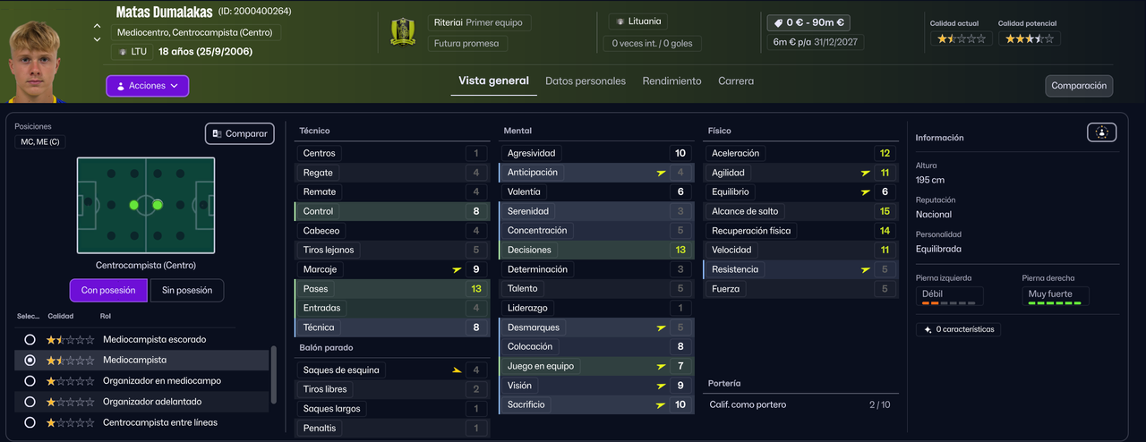 Matas Dumalakas MEC 2025