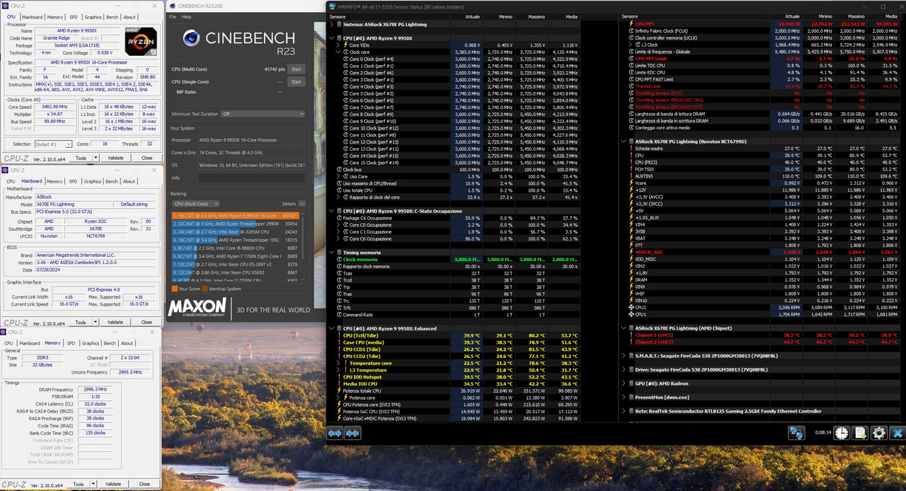 9950X CB23 45742 251,5W