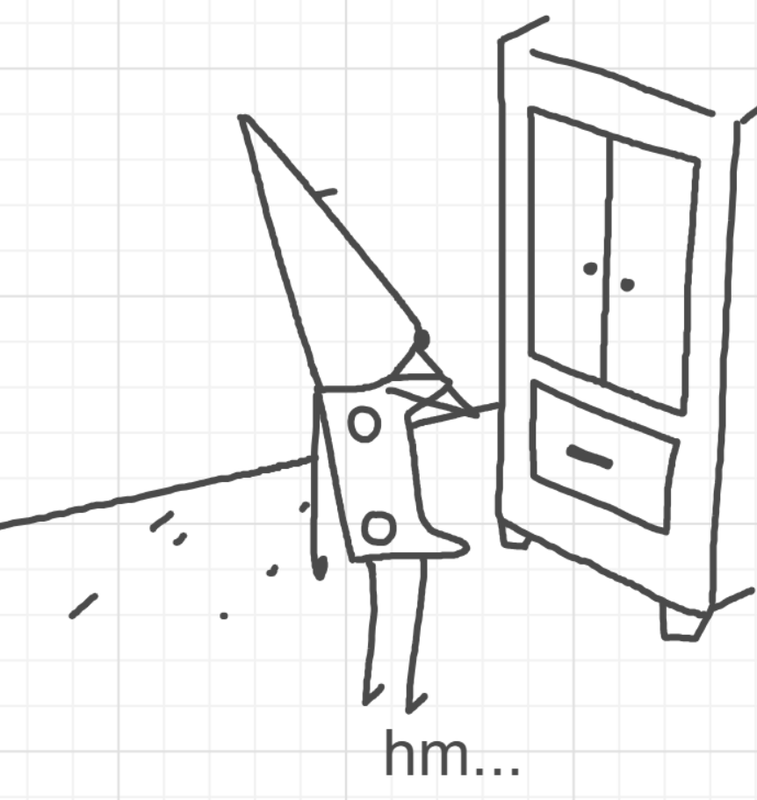 A panel from A Murder On The, episode six of the Board Boards object show by Furretwalk/WalkingFurret.