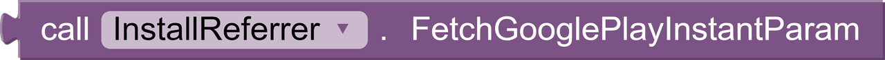 FetchGooglePlayInstantParam Block