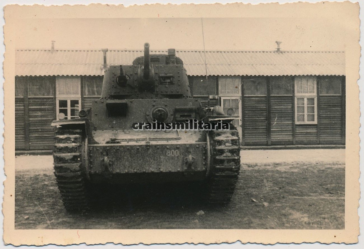 Orig. Foto Panzer 38 (t) Tank mit Kennung