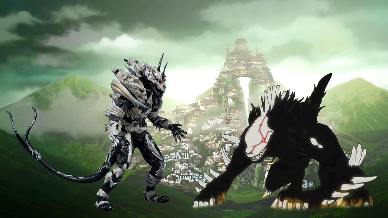 Monster X vs Giant Beowolf
