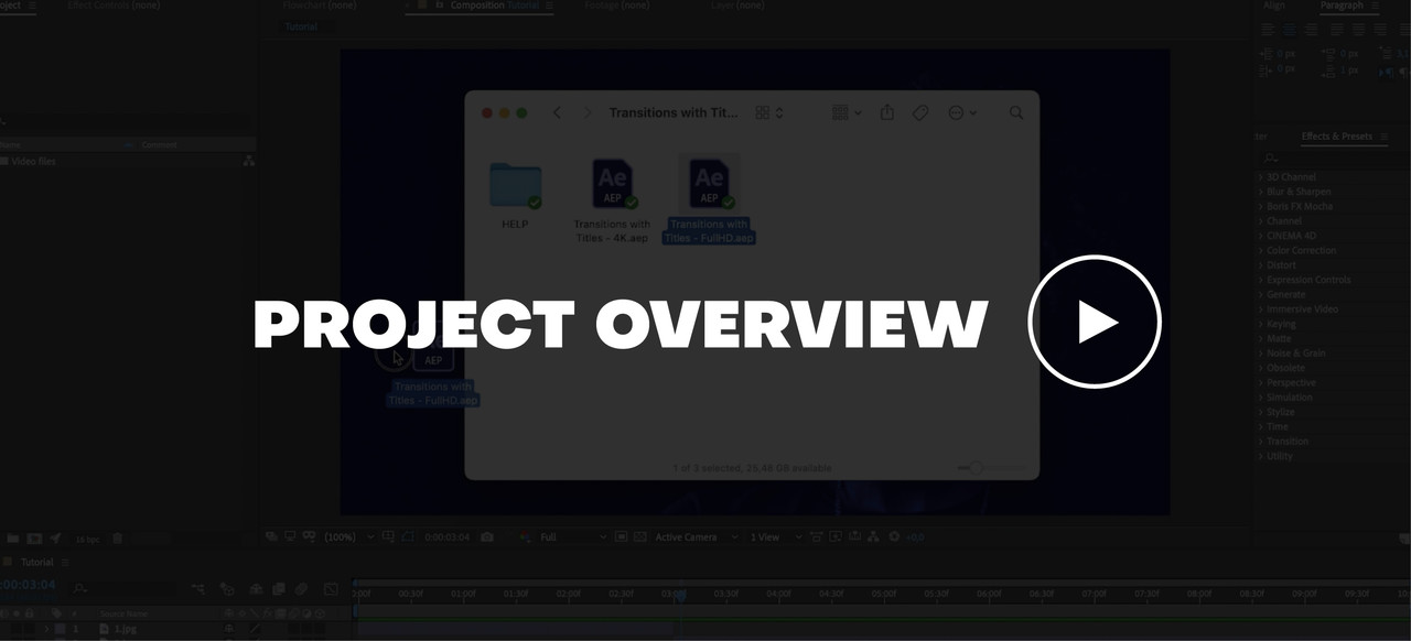 Transitions & Animated Titles - 1