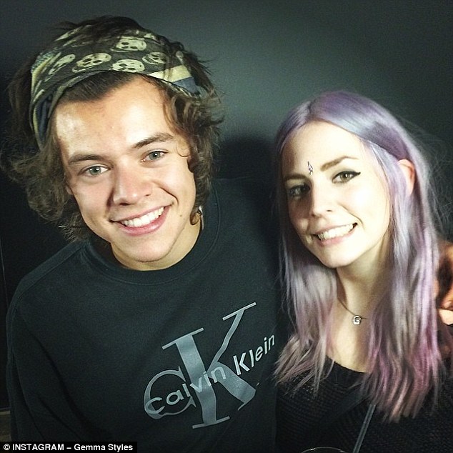 Photo of Harry Styles  & his  Sister  Gemma Styles
