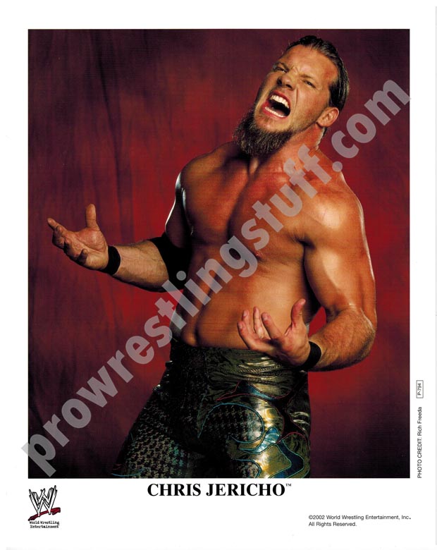 Chris Jericho P-794 WWE 8x10 promo photo