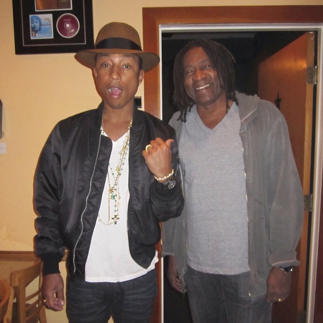 Pharrell Williams & Jimmy Douglass In 2014