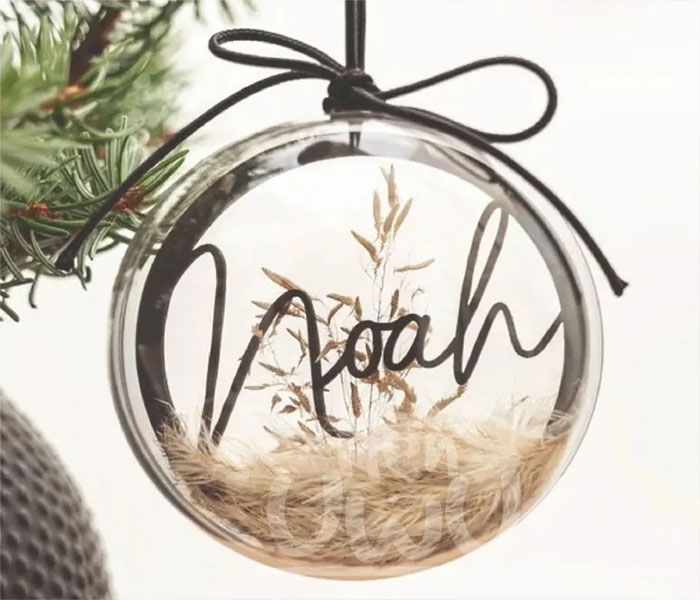 Esferas burbujas 8cm para navidad recordatorios y artesanías o manuali