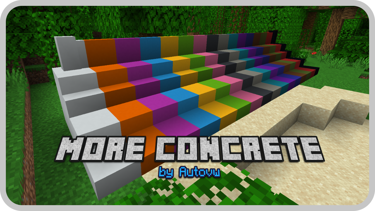 More Concrete - Minecraft Mods - CurseForge