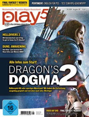 Cover: Play5 Playstationmagazin No 05 Mai 2024