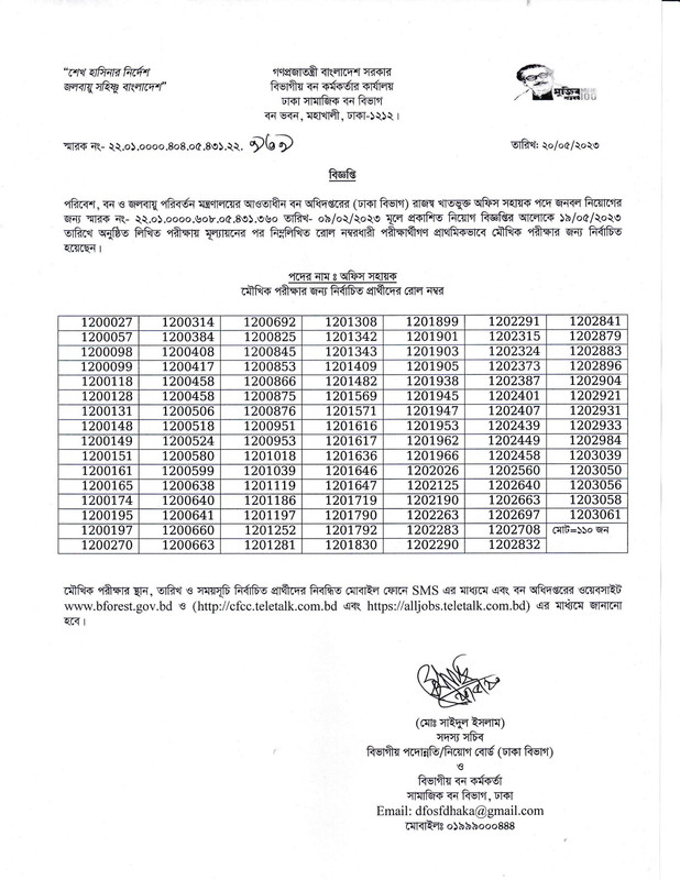 CFCC-Office-Sohayok-Exam-Result-2023-PDF