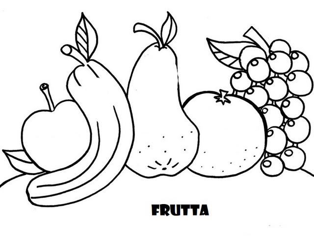 disegni-per-bambini-da-colorare-frutta-mele-banane-pere-uva-bord