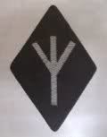 Insignia de brazo usado por los miembros de la SS - Ahnenerbe