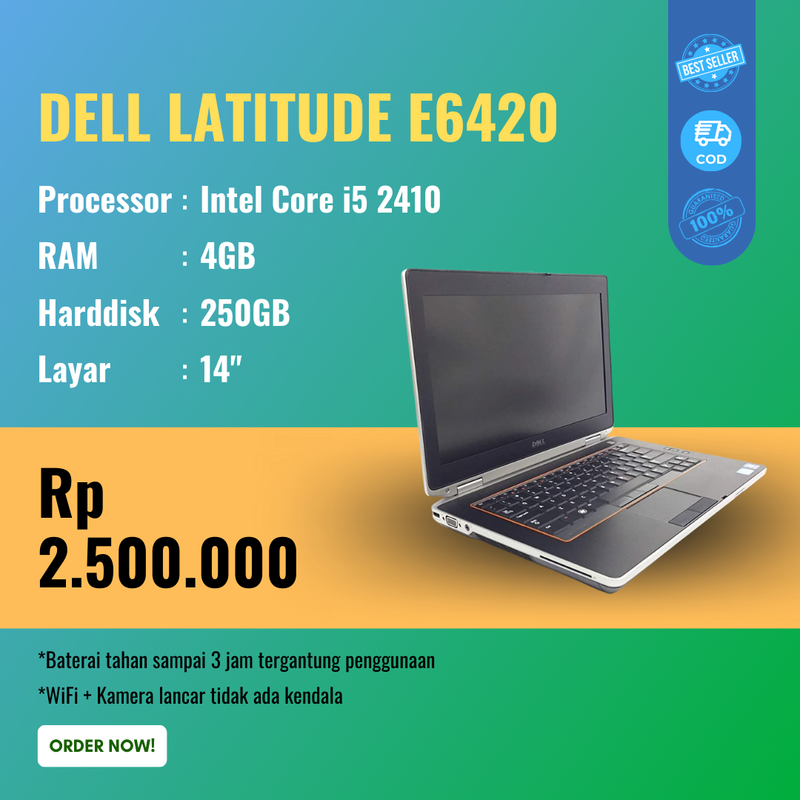 LAPTOP DELL LATITUDE E6420 LAPTOP DELL LATITUDE E6420