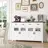 Almus 55'' Sideboard with 4 Glass Doors, 2 Large Drawers and Adjustable Shelves-232908992