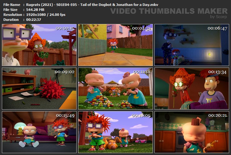 Rugrats (2021) - S01E04-E05 - Tail of the Dogbot & Jonathan for a Day.mkv
