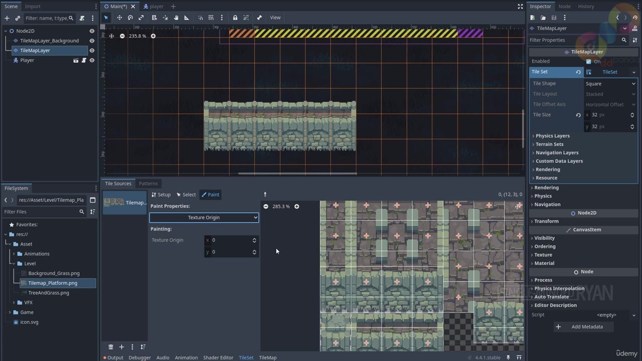 1 Creating The Platform Tile Map Layer 01 mp4 0003
