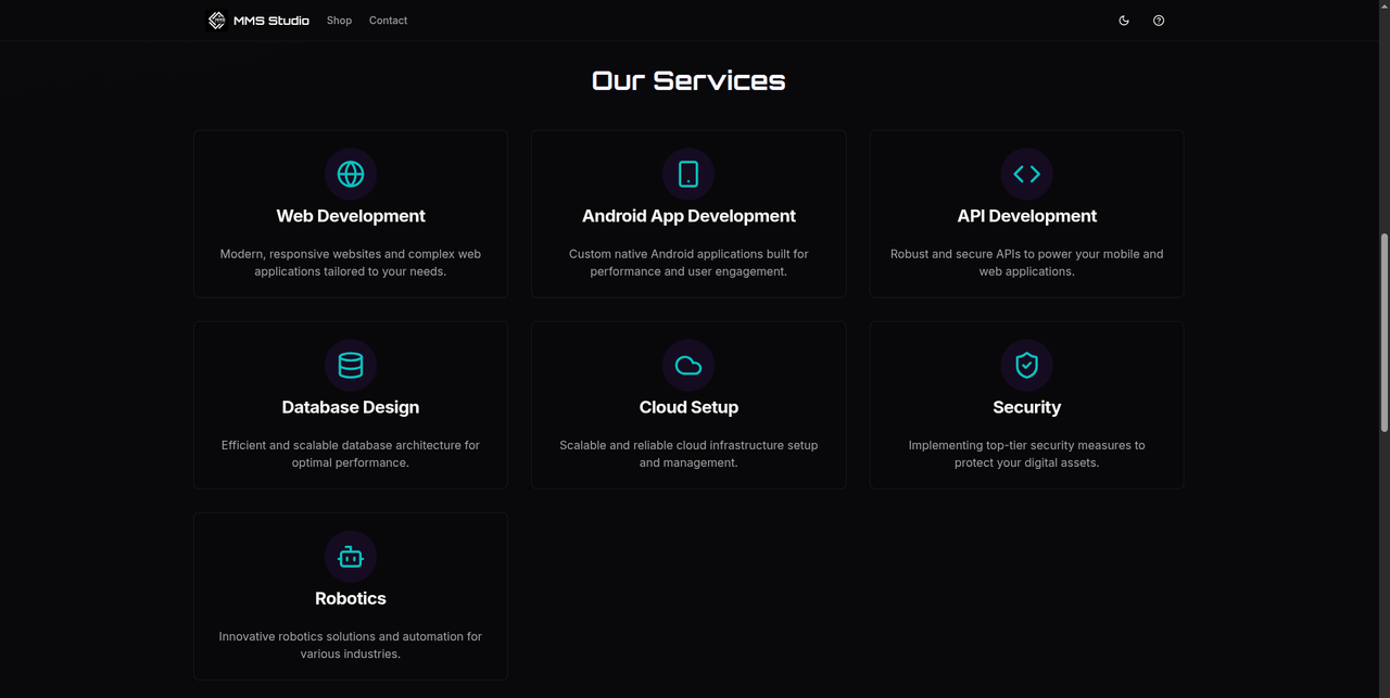 MMS Studio – Digital Products, Services & Payment Platform preview