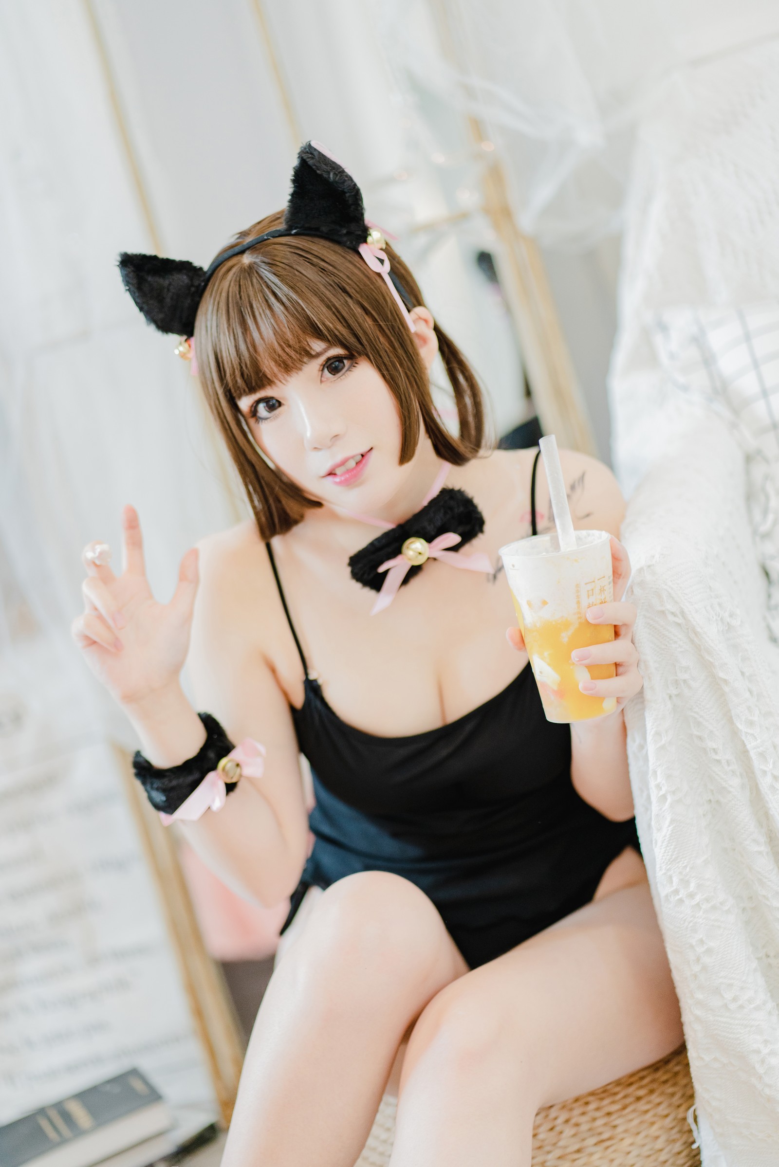 羊大真人 – 猫娘 Cosplay 高清写真集（20P-175MB）经典萌系主题插图9