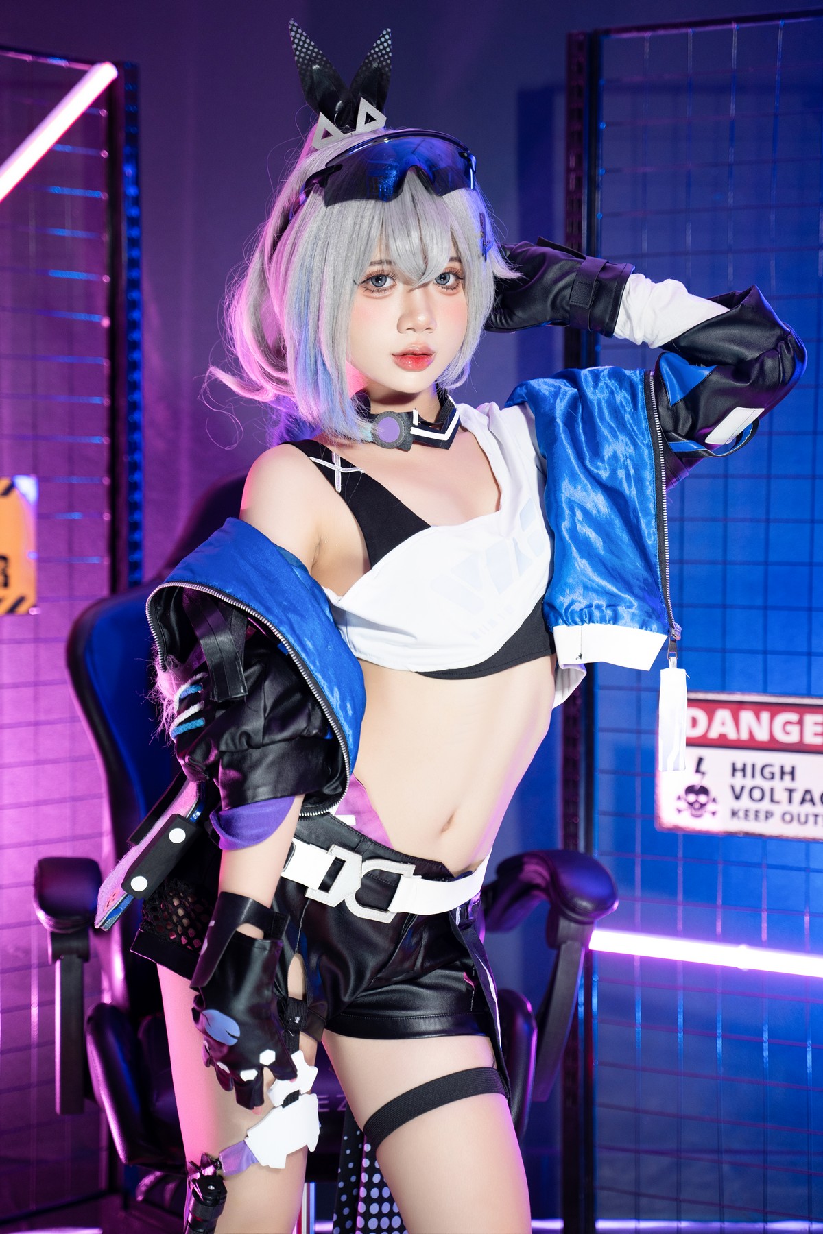PoppaChan Silver Wolf Cosplay (Honkai Star Rail) – 139 Photos 11 Videos 1.20GB插图