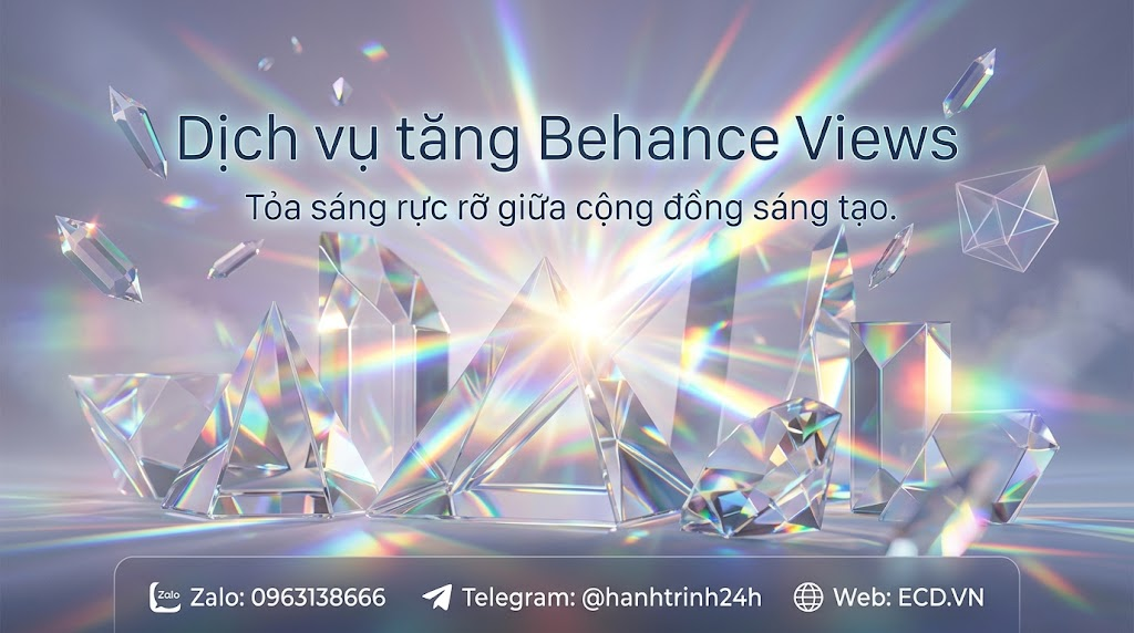 dịch vụ tăng behance views 2026 tăng tương tác