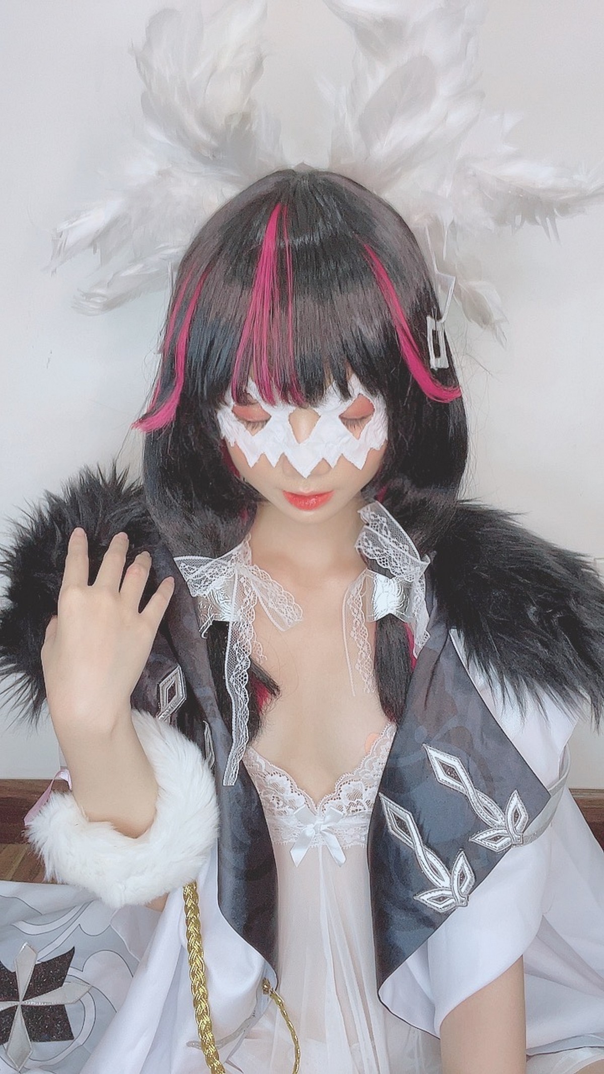 PoppaChan Columbina Cosplay Set (Genshin Impact Fatui) – 146 Photos 346MB插图3