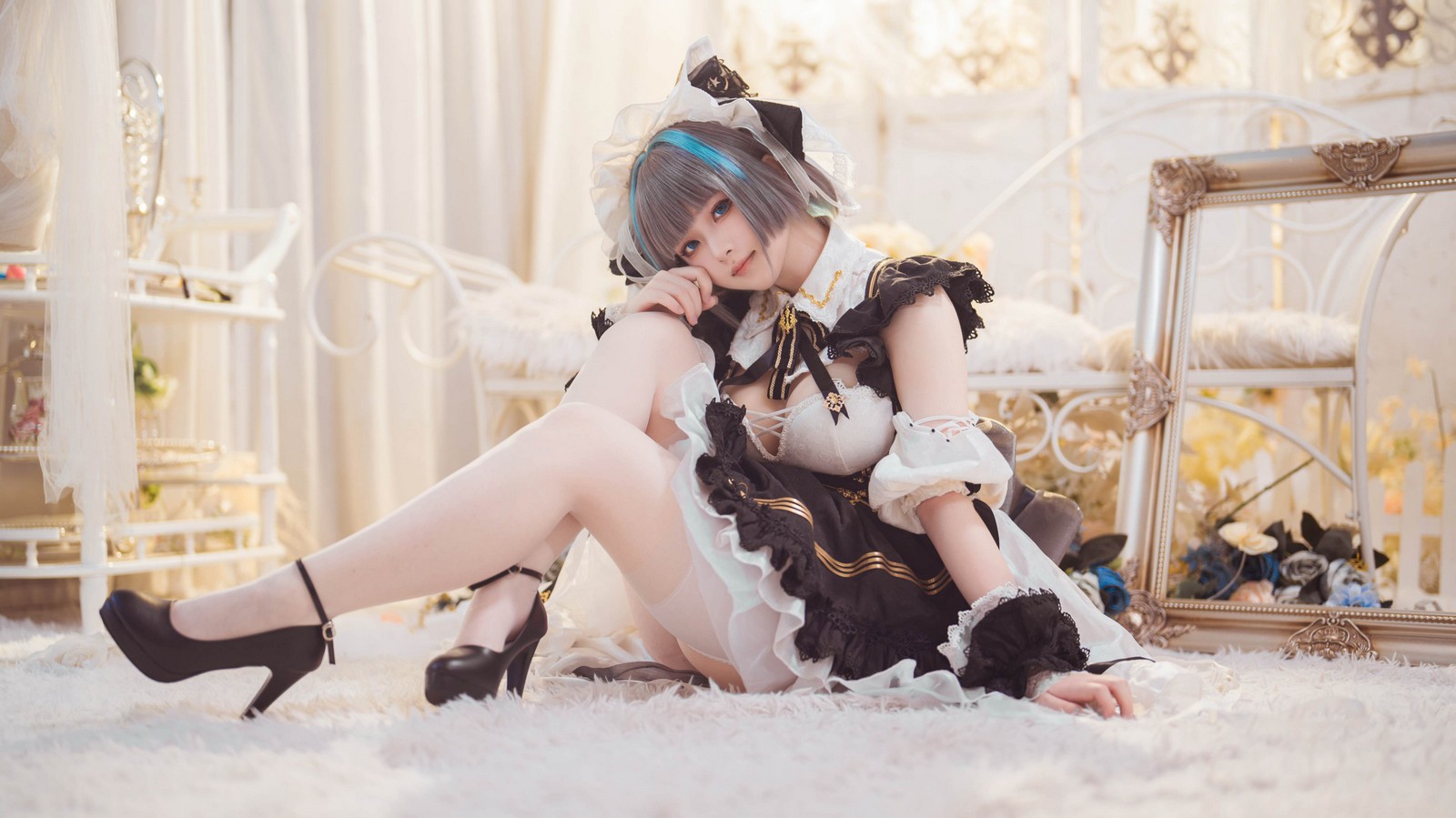 屿鱼 Yuyu 碧蓝航线 柴郡 Cosplay 写真图集｜Azur Lane（54P｜138MB）插图8