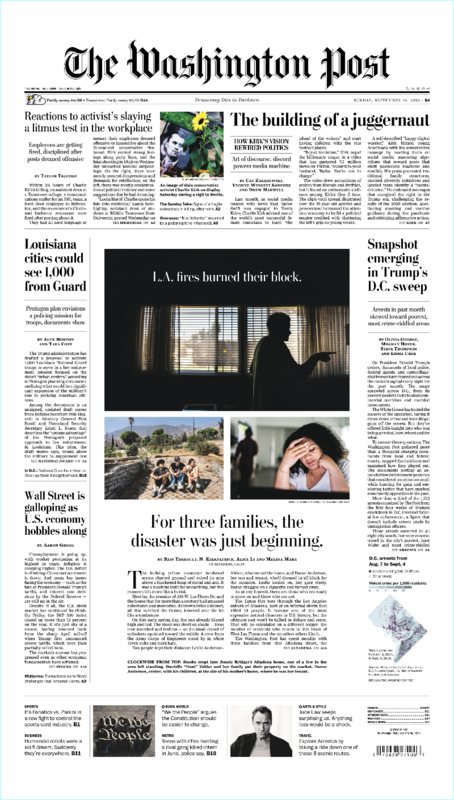 The Washington Post September 14-2025 (Irving, John)