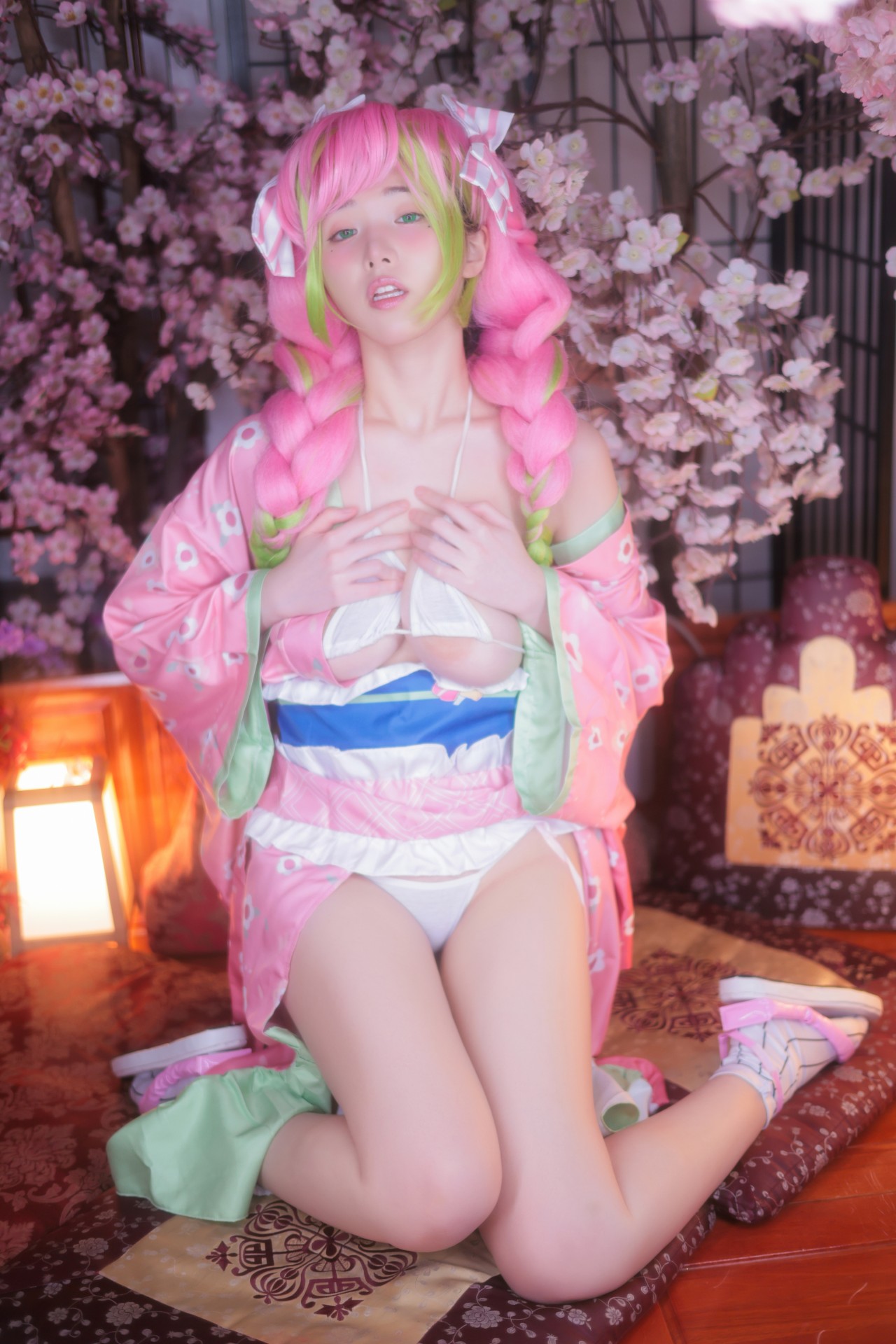 Yeon Woo (연우)，桃色心动！唯美日系场景里的梦幻COS美人插图2