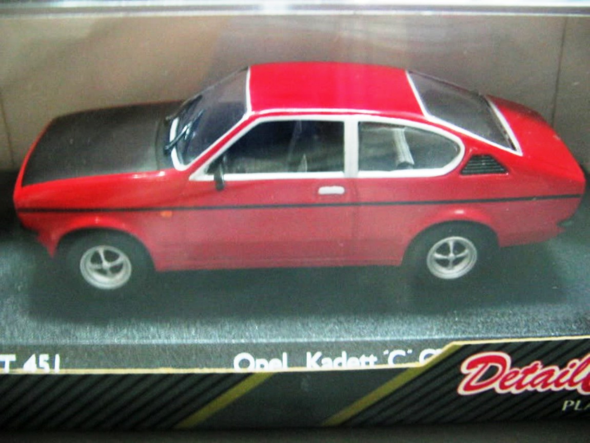 WOW EXTREMELY RARE Opel Kadett C Coupe 1.9L GT/E 1973 Red 1:43