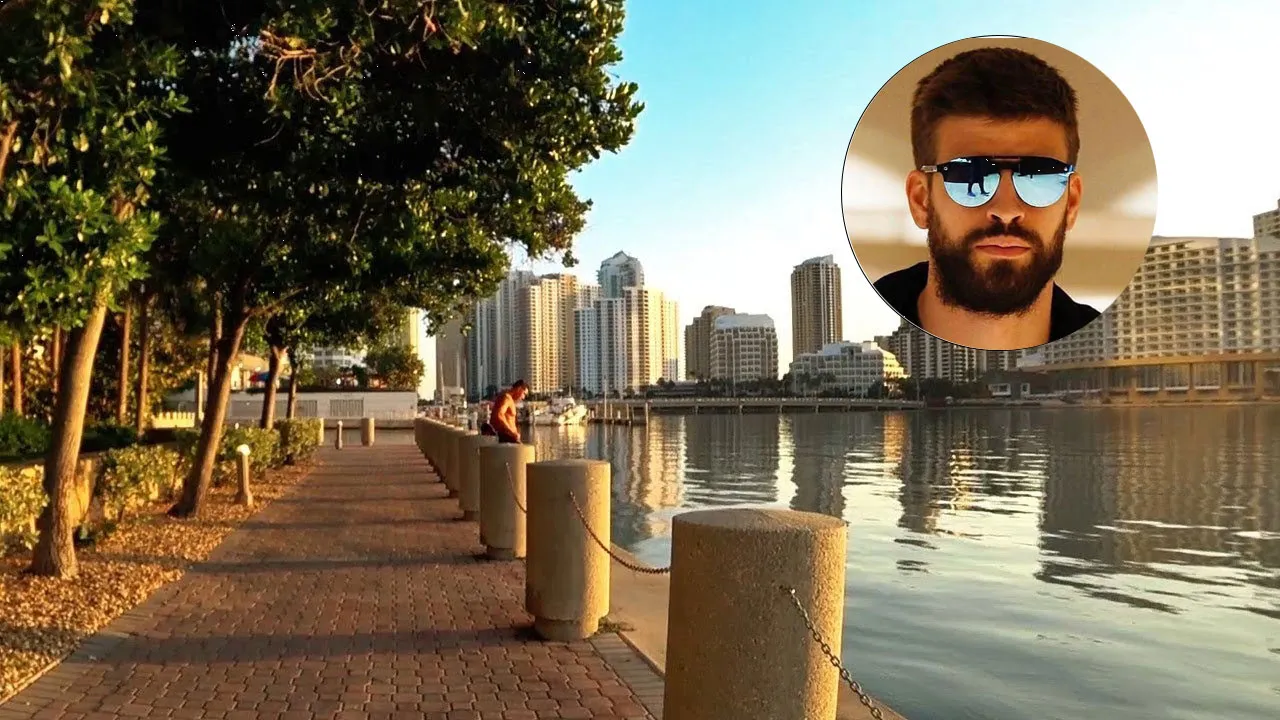 La exclusiva zona de Miami en la que Piqué quiere vivir para estar cerca de Shakira