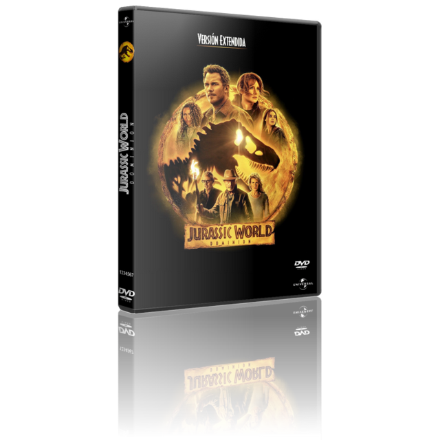 Portada - Jurassic World Dominion (Ver.Ext.) [2022] [DVD9-Autoría] [ntsc] [Cast/Ing/Fr] [Sub:Varios] [C.Ficción]
