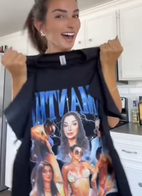 Michael wearing shirt