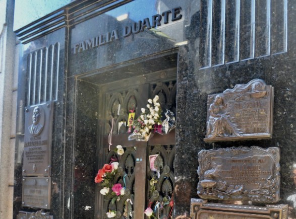 Mausoléu da Família Duarte, túmulo de Eva Perón