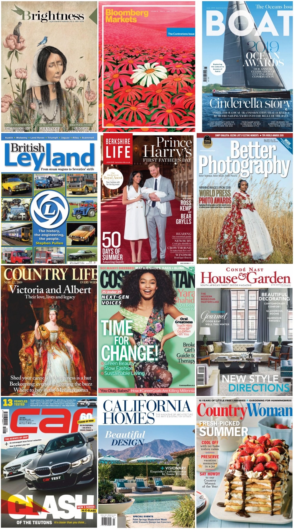 50 Assorted Magazines - May 31 2019