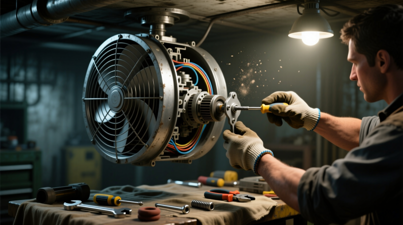 Ремонт вентилятора циркуляции воздуха