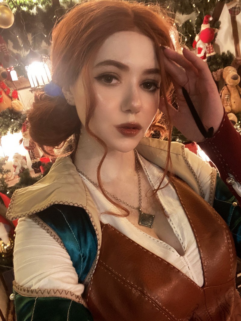 Alina Becker 特莉丝 Triss Merigold Cosplay 巫师系列高清写真【37P-150M】插图8
